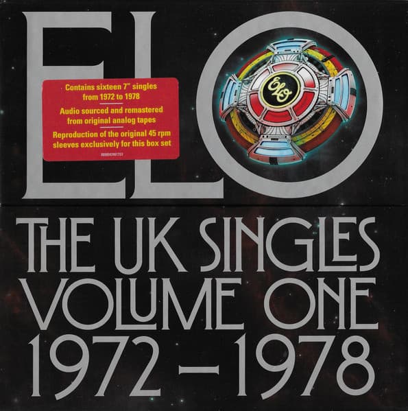 ELECTRIC LIGHT ORCHESTRA – ELECTRIC LIGHT ORCHESTRA – UK SINGLES VOLUME ONE ...