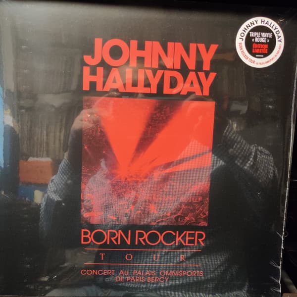 HALLYDAY,JOHNNY – HALLYDAY,JOHNNY – BORN ROCKER TOUR (140 GR 12" RED-LTD.)