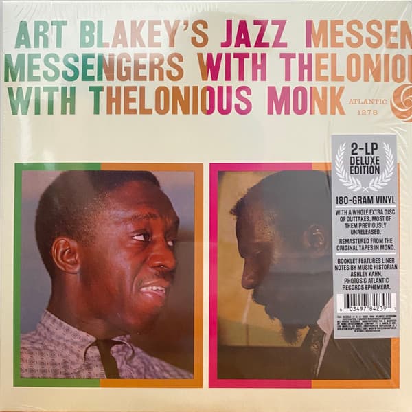 ART BLAKEY'S JAZZ MESSENGERS WITH MONK – ART BLAKEY'S JAZZ MESSENGERS WITH MONK – ART BLAKEY'S JAZZ.. (140 GR 12")