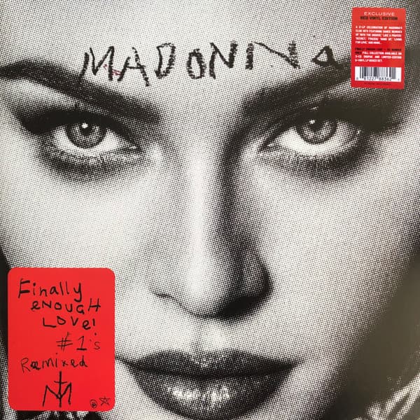 MADONNA – MADONNA – FINALLY ENOUGH LOVE (140 GR 12" RED-RET.-LTD.)