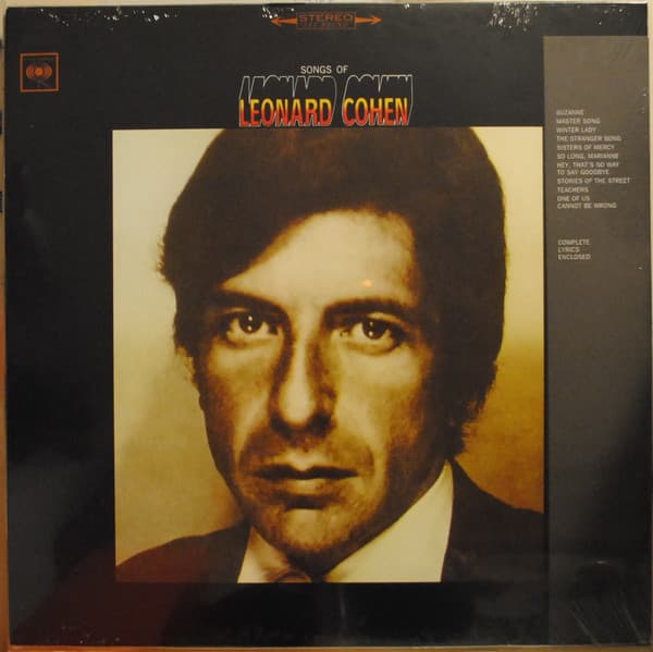 COHEN, LEONARD – COHEN, LEONARD – SONGS OF LEONARD COHEN
