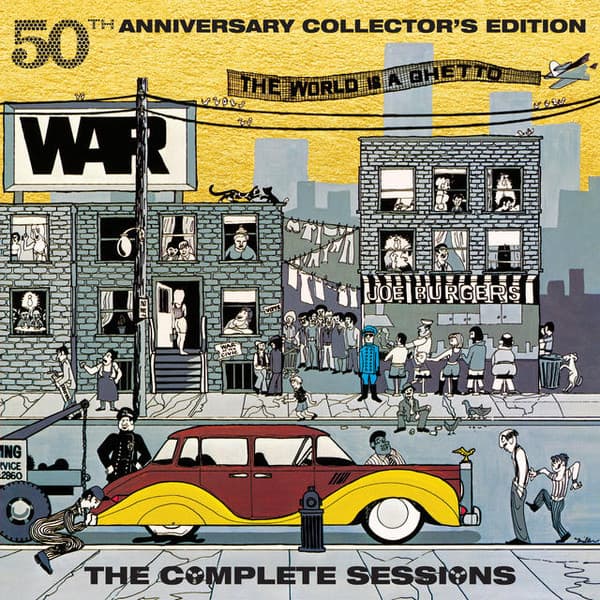 WAR – WAR – THE WORLD IS A GHETTO (140 GR 12" GOLD/BLACK-LTD.)
