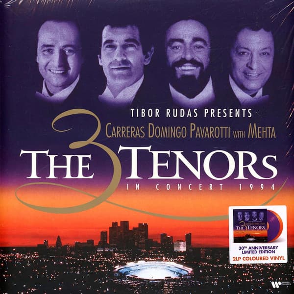 THE 3 TENORS IN CONCERT (140 GR 12" COLOURED-LTD.) – THE 3 TENORS IN CONCERT (140 GR 12" COLOURED-LTD.) – THREE TENORS