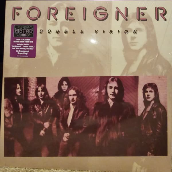 FOREIGNER – FOREIGNER – DOUBLE VISION (140 GR 12" GRAPE-LTD.)