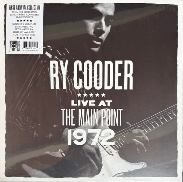 COODER,RY – COODER,RY – LIVE AT THE MAIN POINT, NOV. 1 (140 GR 12" -LTD.)