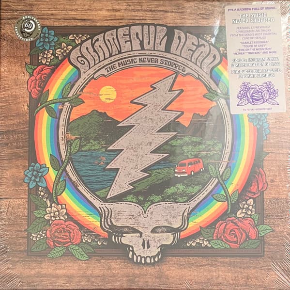 GRATEFUL DEAD – GRATEFUL DEAD – THE MUSIC NEVER STOPPED (180 GR 12" -LTD.)