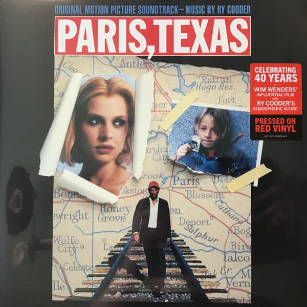 COODER,RY – COODER,RY – PARIS, TEXAS OST (140 GR 12" RED-LTD.)