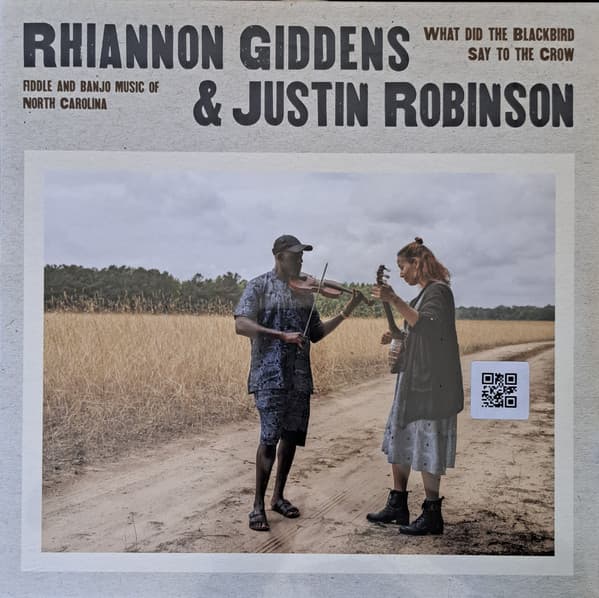 GIDDENS,RHIANNON & JUSTIN ROBINSON – GIDDENS,RHIANNON & JUSTIN ROBINSON – WHAT DID THE BLACKBIRD SAY TO THE CROW (140GR 12")