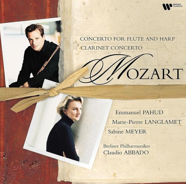 MOZART: VERSENYMŰVEK - FUVOLA, KLARINÉT, HÁRFA – MOZART: VERSENYMŰVEK - FUVOLA, KLARINÉT, HÁRFA – PAHUD, MEYER, LANGALAMET, ABBADO