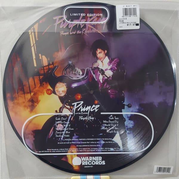 PRINCE – PRINCE – PURPLE RAIN (PICTURE DISC - LTD.)