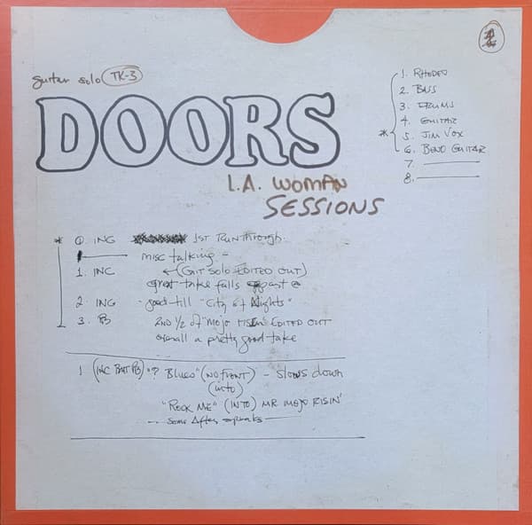 DOORS,THE – DOORS,THE – L.A. WOMAN SESSIONS (180 GR 12"-LTD.)