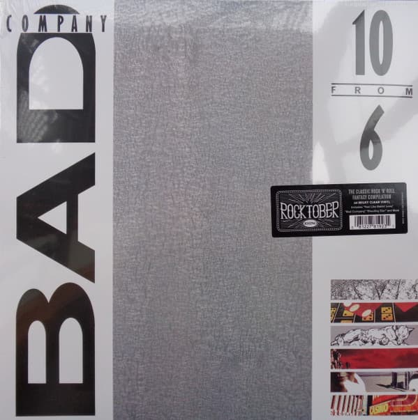 BAD COMPANY – BAD COMPANY – 10 FROM 6 (140 GR 12" COLOUR-RETAILER-LTD.)