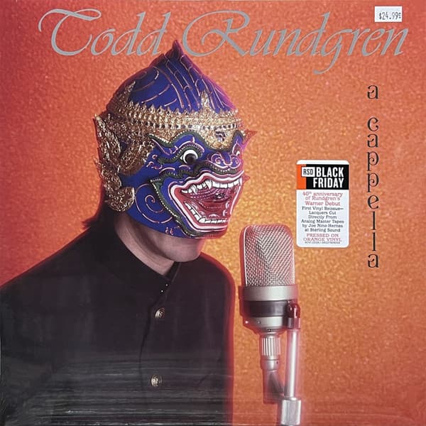 RUNDGREN,TODD – RUNDGREN,TODD – A CAPPELLA (140 GR 12" ORANGE-LTD.)